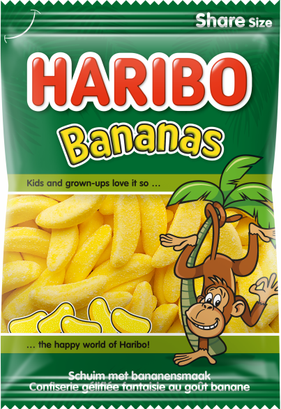 Haribo Bananas 200g Share Size 2500px