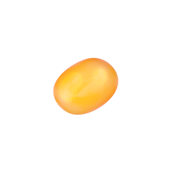 dragiertes oranges ovales MAOAM Kaubonbon
