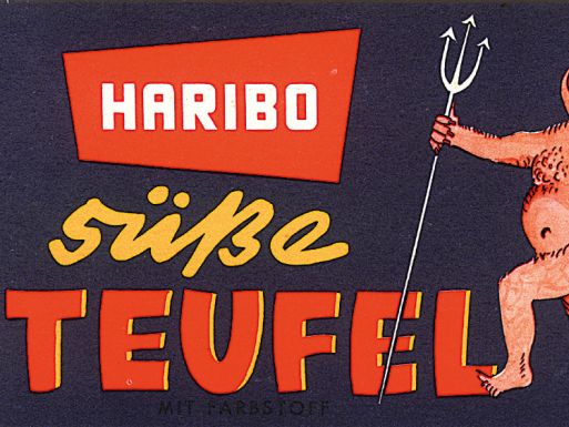 Abbildung von der Verpackung der HARIBO Süße Teufel aus den 1960er Jahren