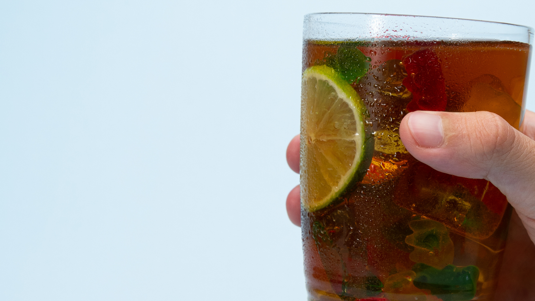 Chá gelado banner