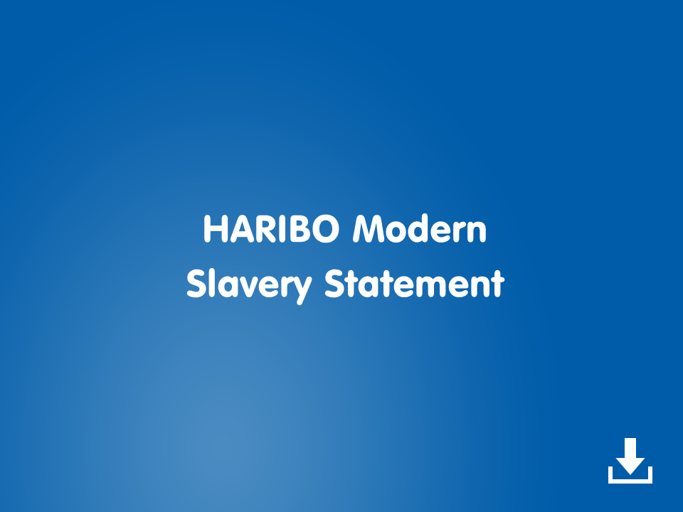 HARIBO Modern Slavery Statement title
