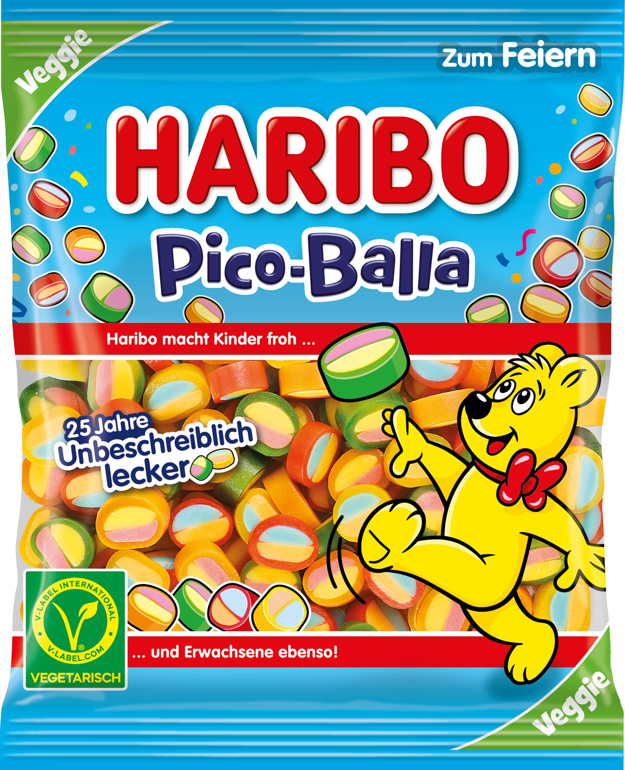HARIBO Pico Balla 25 Jahre 160g Beutel