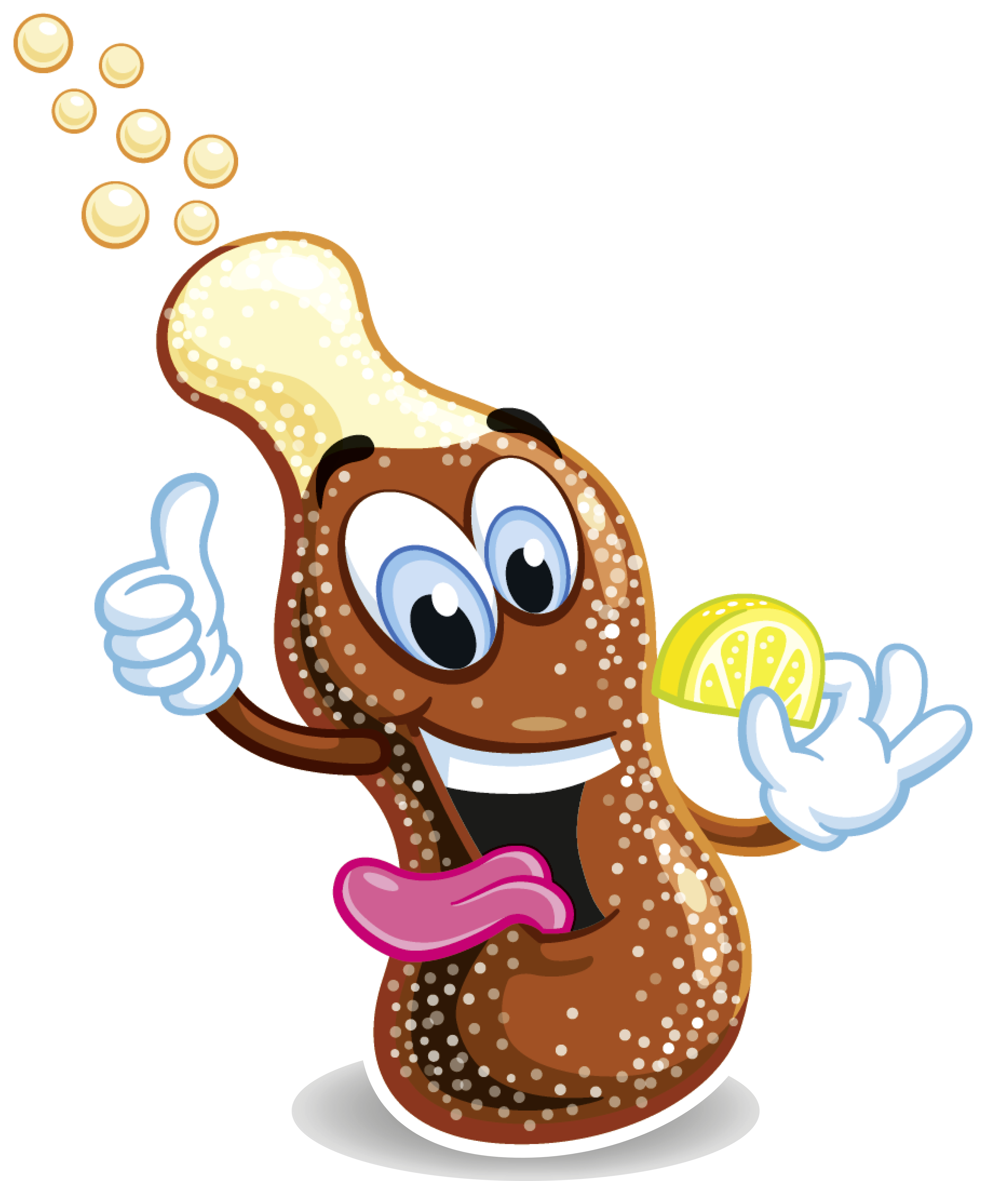 Lahvička coly z produktu Happy Cola FIZZ