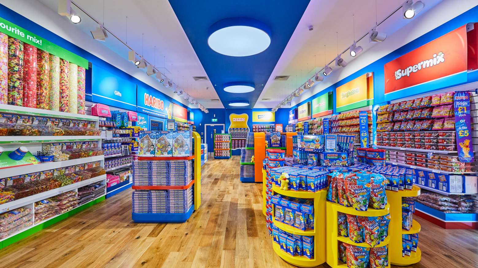 Interior of HARIBO Store in the UK