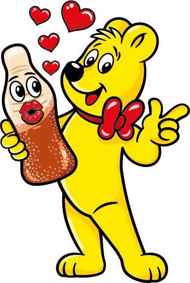 HARIBO Kiss Cola Illustration