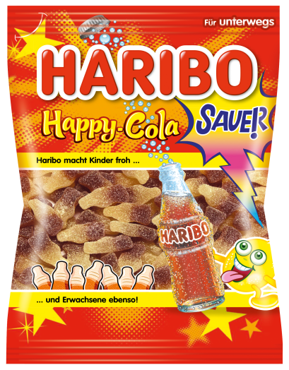 Happy Cola Sauer 100g GERMAN