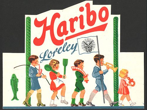 Verpackung HARIBO Loreley von ca. 1950