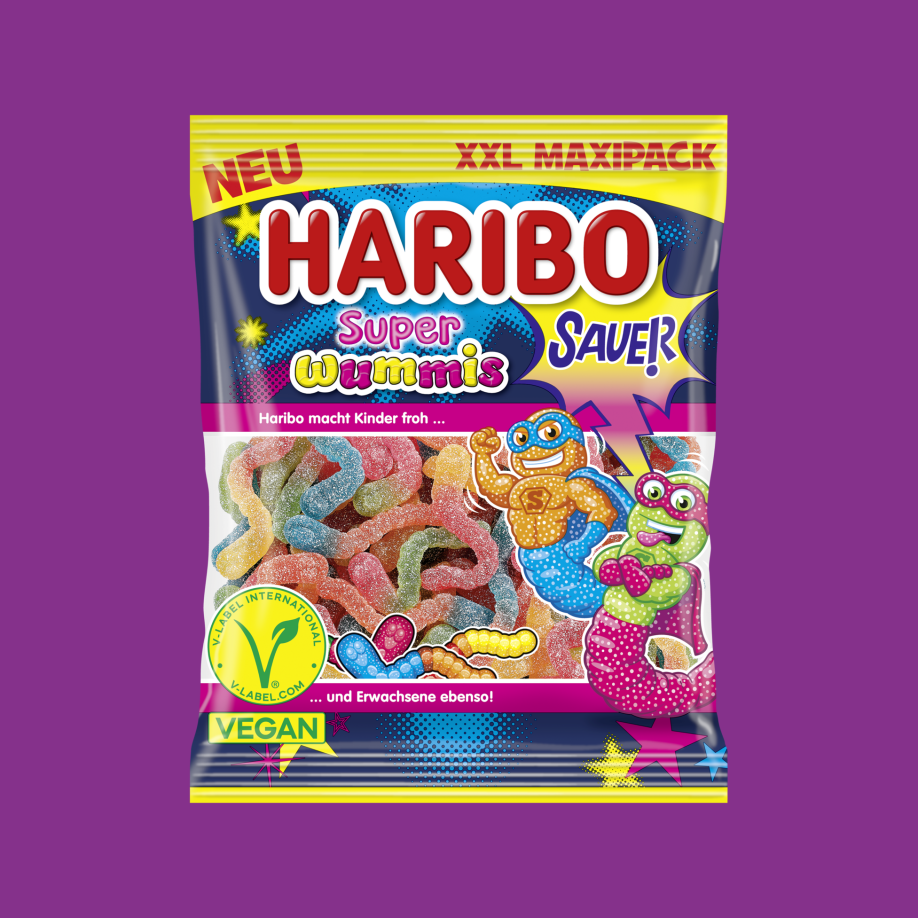 Ein Beutel HARIBO Super Wummis