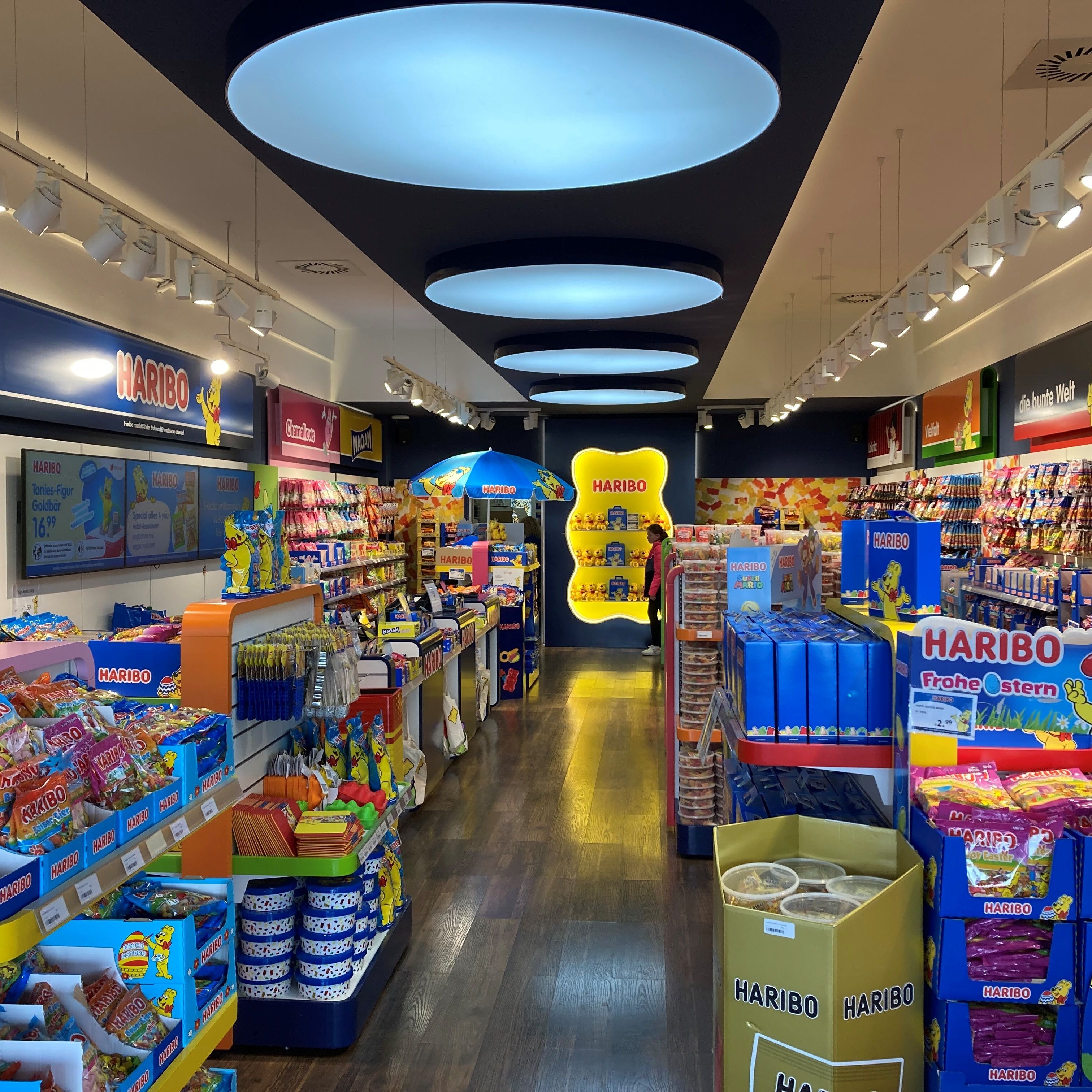 Innenansicht HARIBO Shop in Parndorf