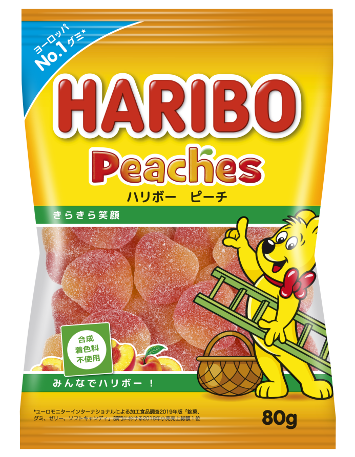 Bag of HARIBO Peaches