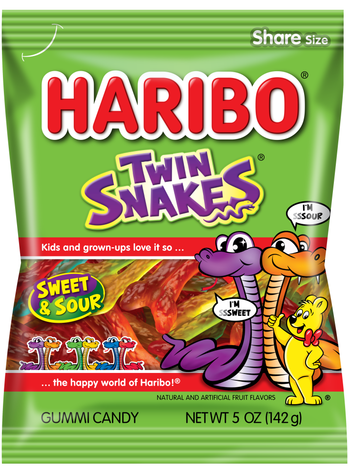Pack of HARIBO Twin Snakes