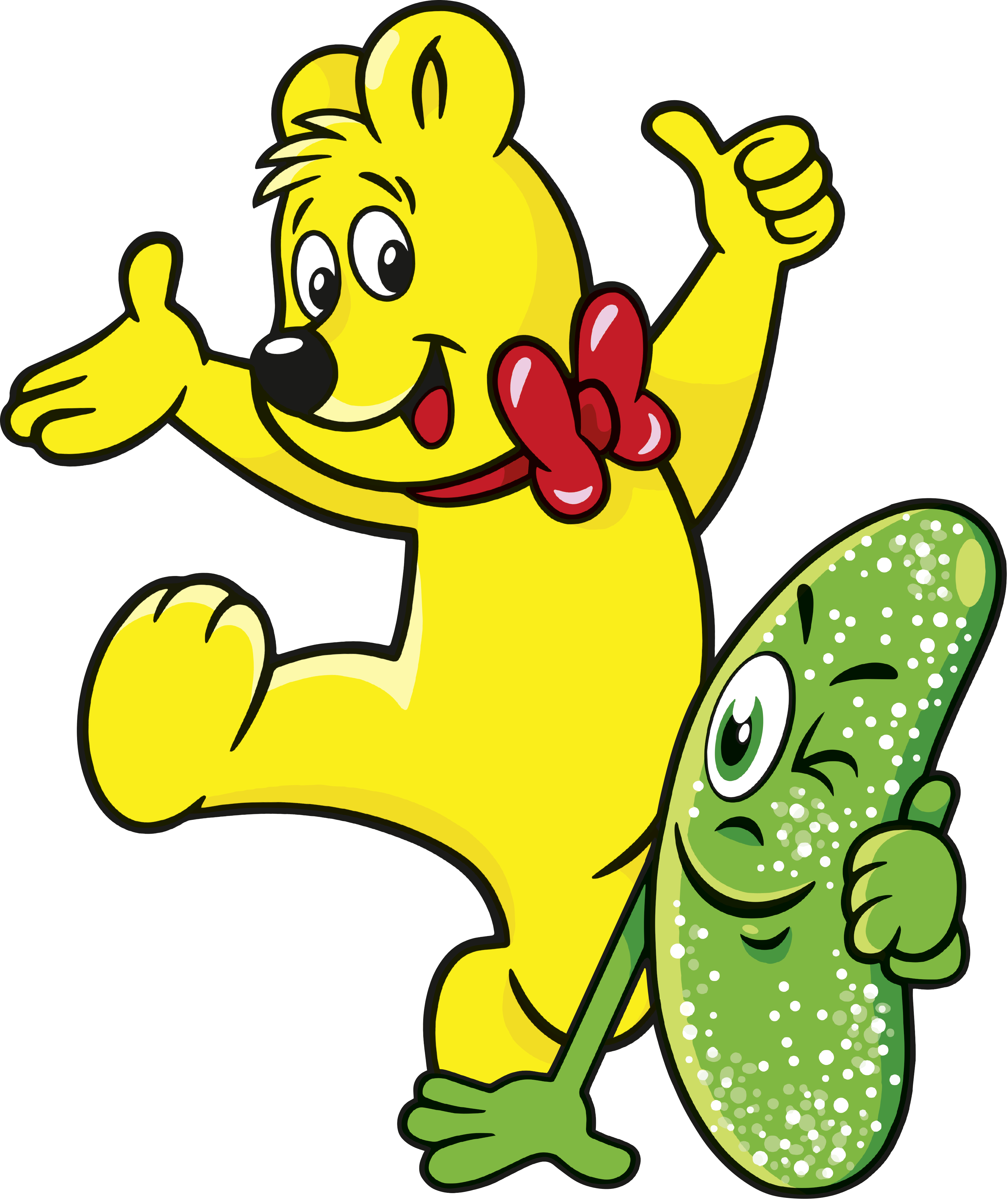 HARIBO Super Gurken Illustration