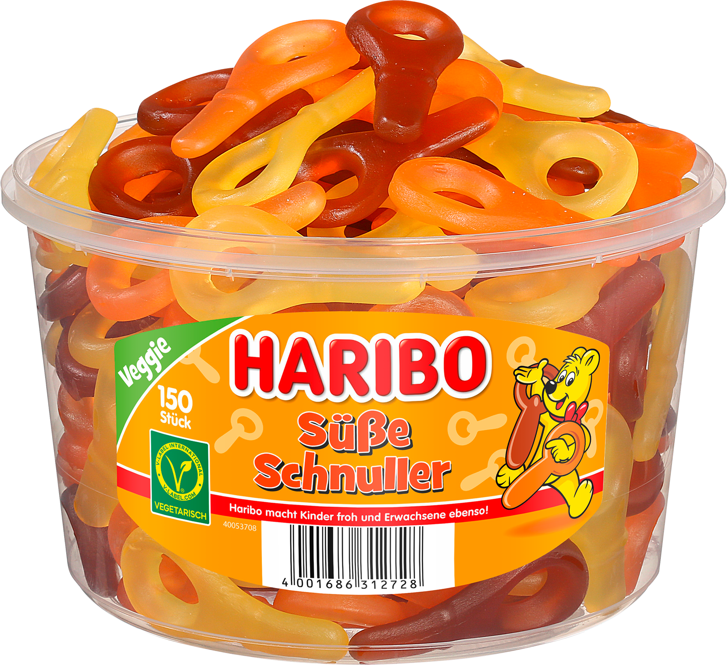 Dose mit HARIBO Süße Schnuller