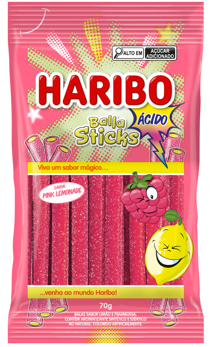 HARIBO Balla Sticks Pink Lemonade