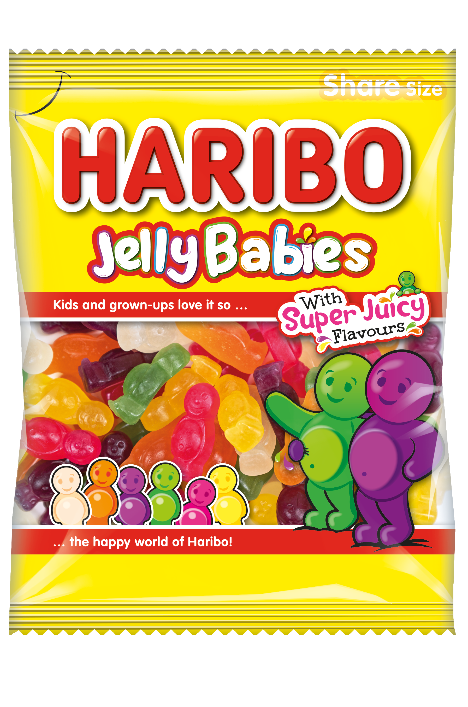 Packshot of Jelly Babies