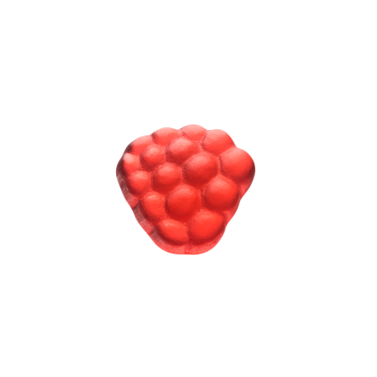 rote Fruchtgummi Himbeere