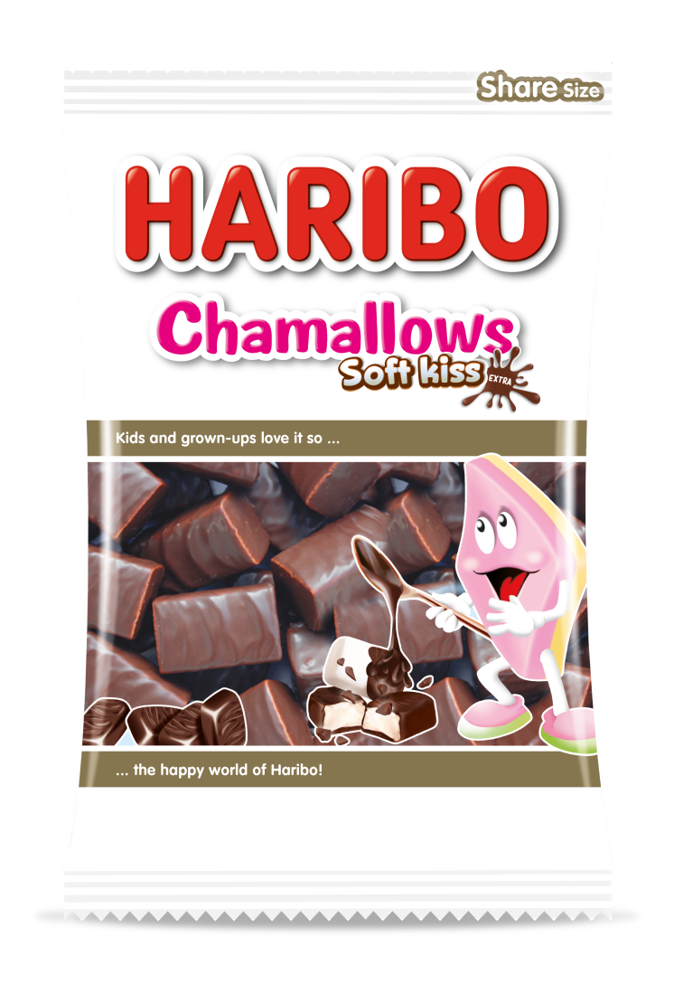 Haribo Chamallows Soft Kiss Extra 175g Share Size