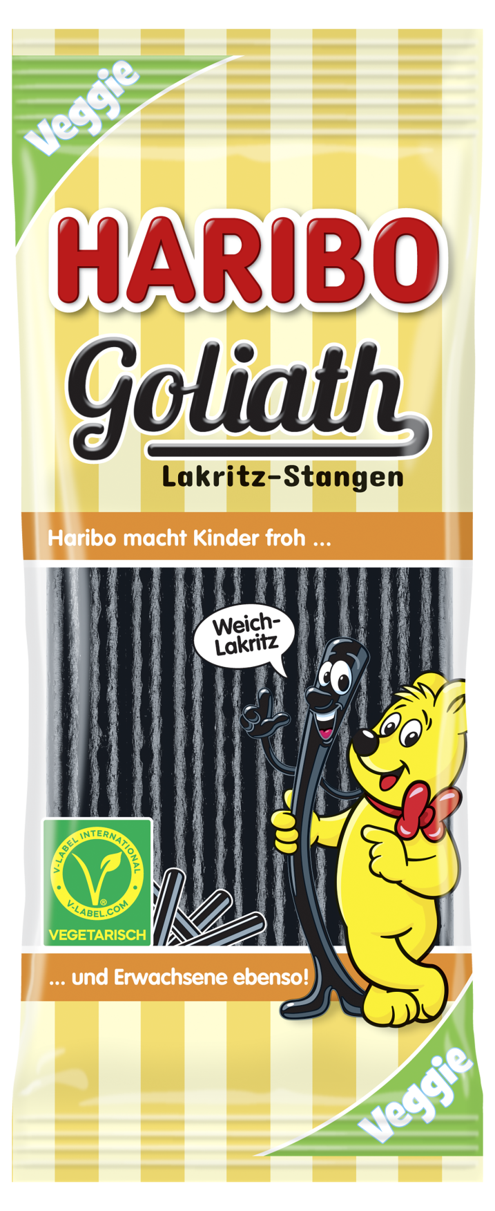 4001686186114 Goliatz Lakritz Stangen 125 g