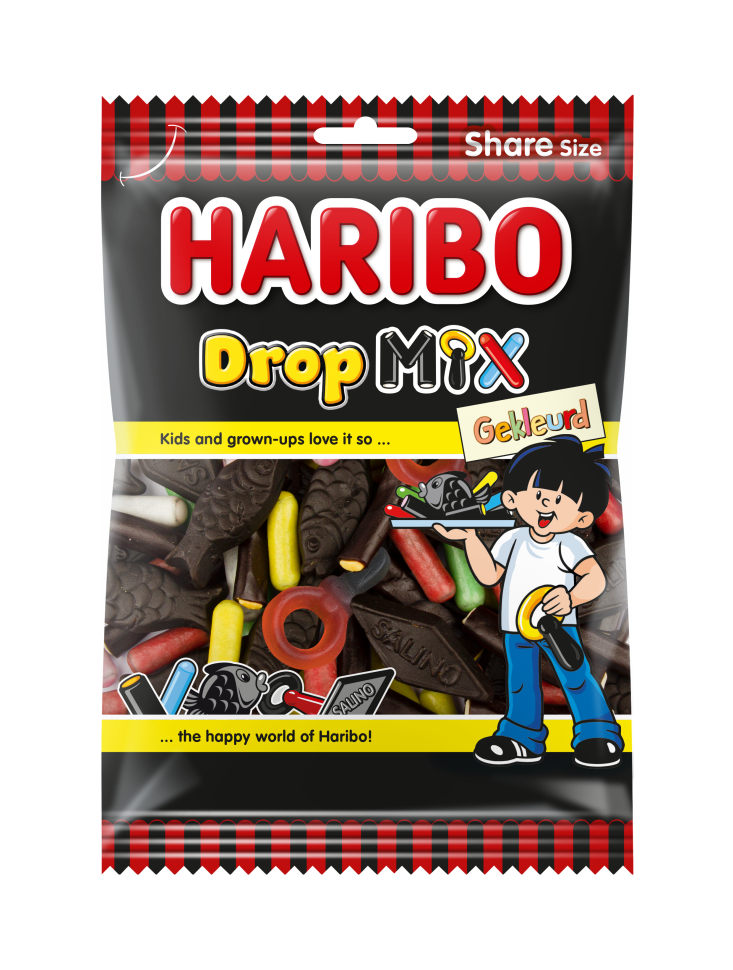 HARIBO Drop Mix Gekleurd