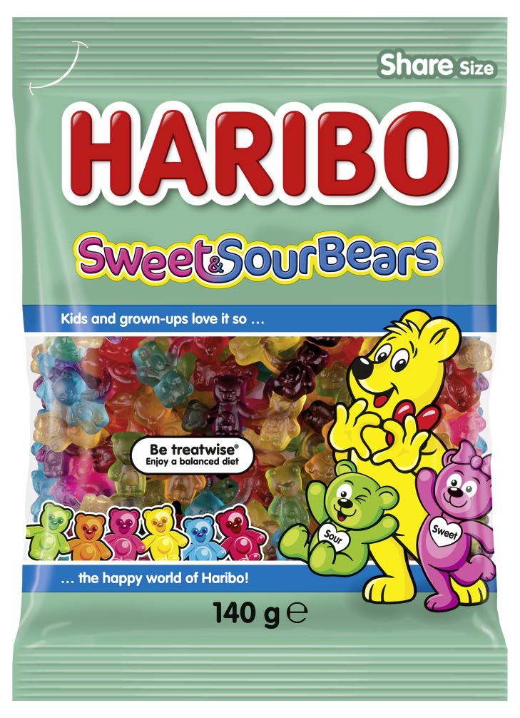 Sweet Sour Bears 140g