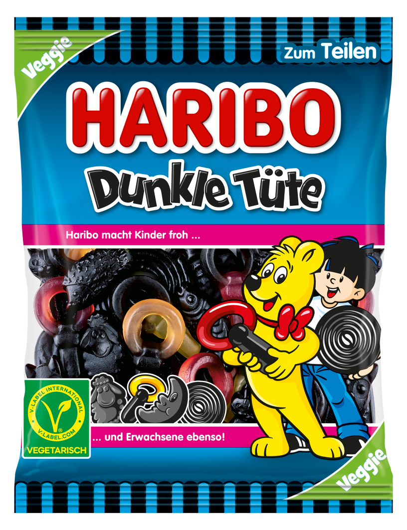 HARIBO Dunkle Tüte Packshot