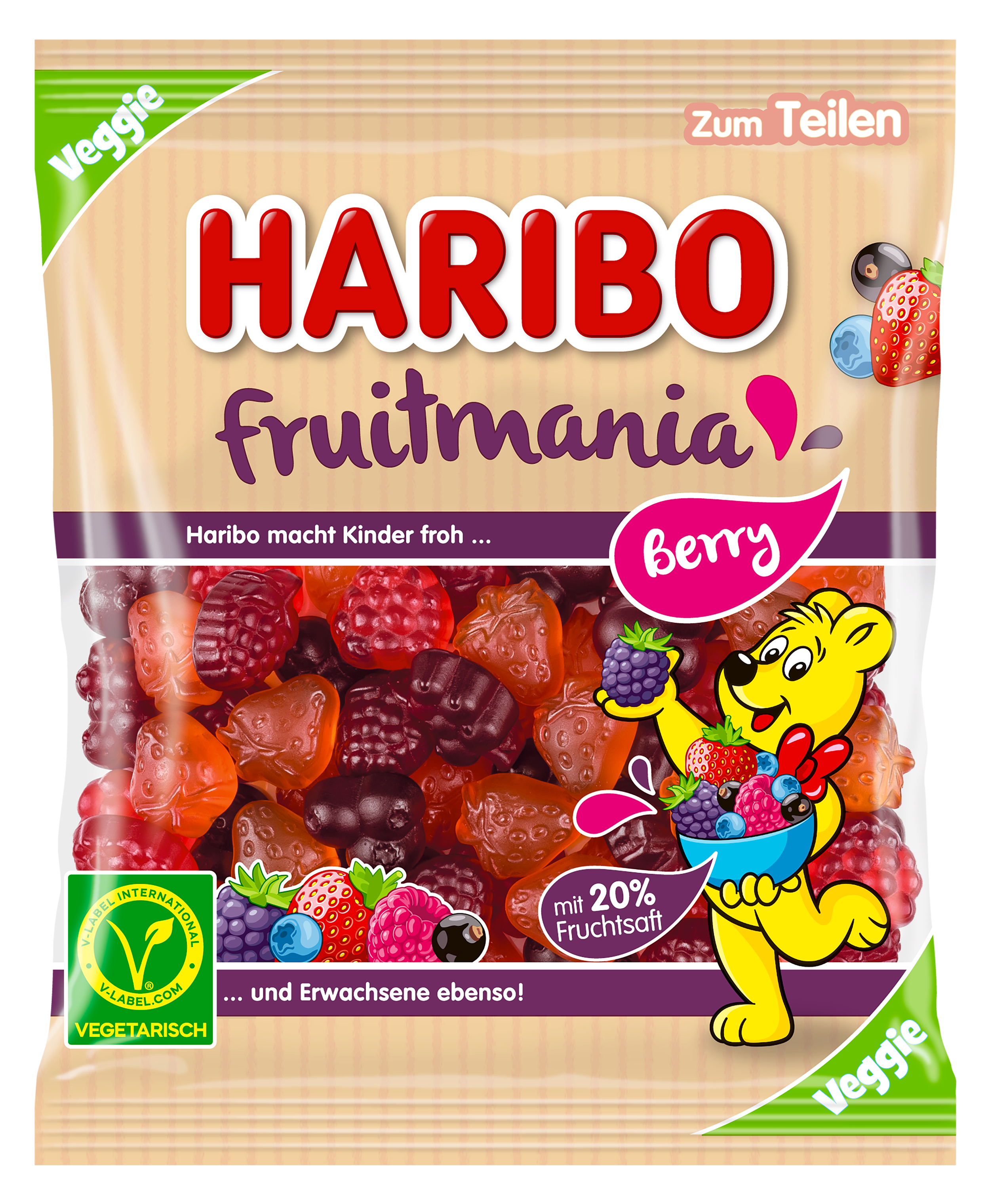 HARIBO Fruitmania Berry Packshot