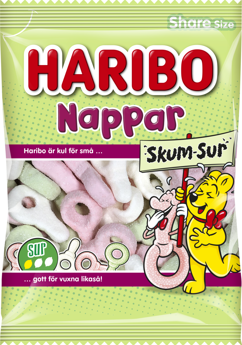Nappar Skum Sur 120g