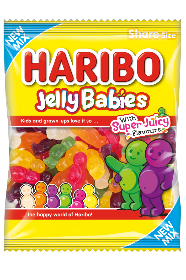 【大特価在庫】 Original Haribo Jelly Babies Tub Haribo Jelly Babies (Tub of ...