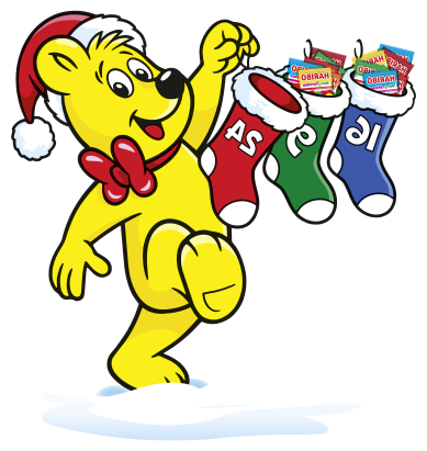 Zlatý medvídek z produktu HARIBO Merry Christmas