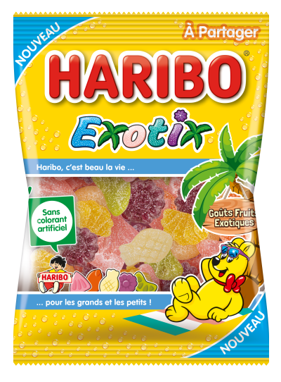 HARIBO Exotix 180g Simu Facing