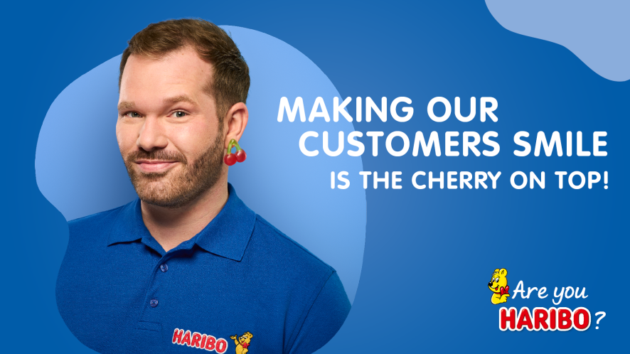 Retail Male Earring Customers smile