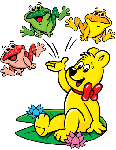 Mini Rainbow Frogs side image