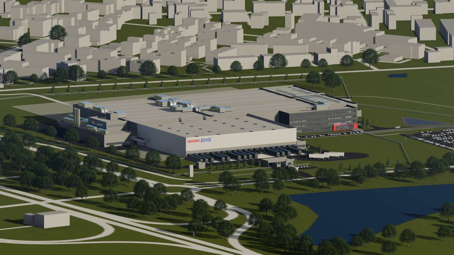 Hochmodern und nachhaltig: So soll der geplante Neubau in Neuss-Holzheim aussehen.