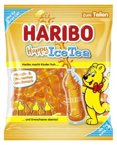 Produktverpackung HARIBO Happy Ice Tea 175g