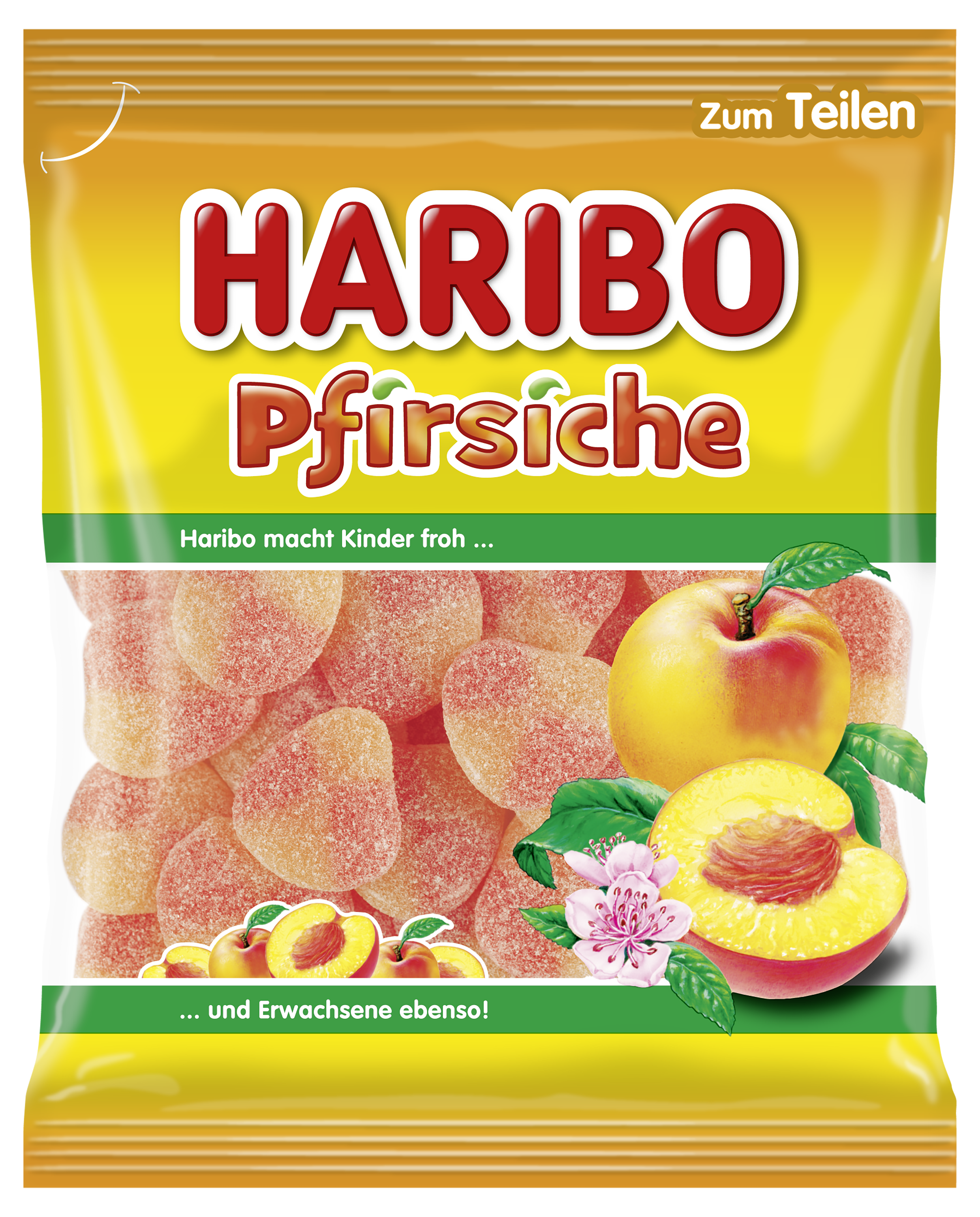 Produkt Verpackung HARIBO Pfirsiche 175g