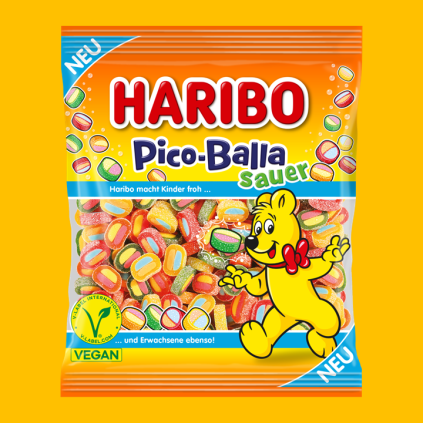 Packshot HARIBO Pico Balla Sauer 160g 1zu1
