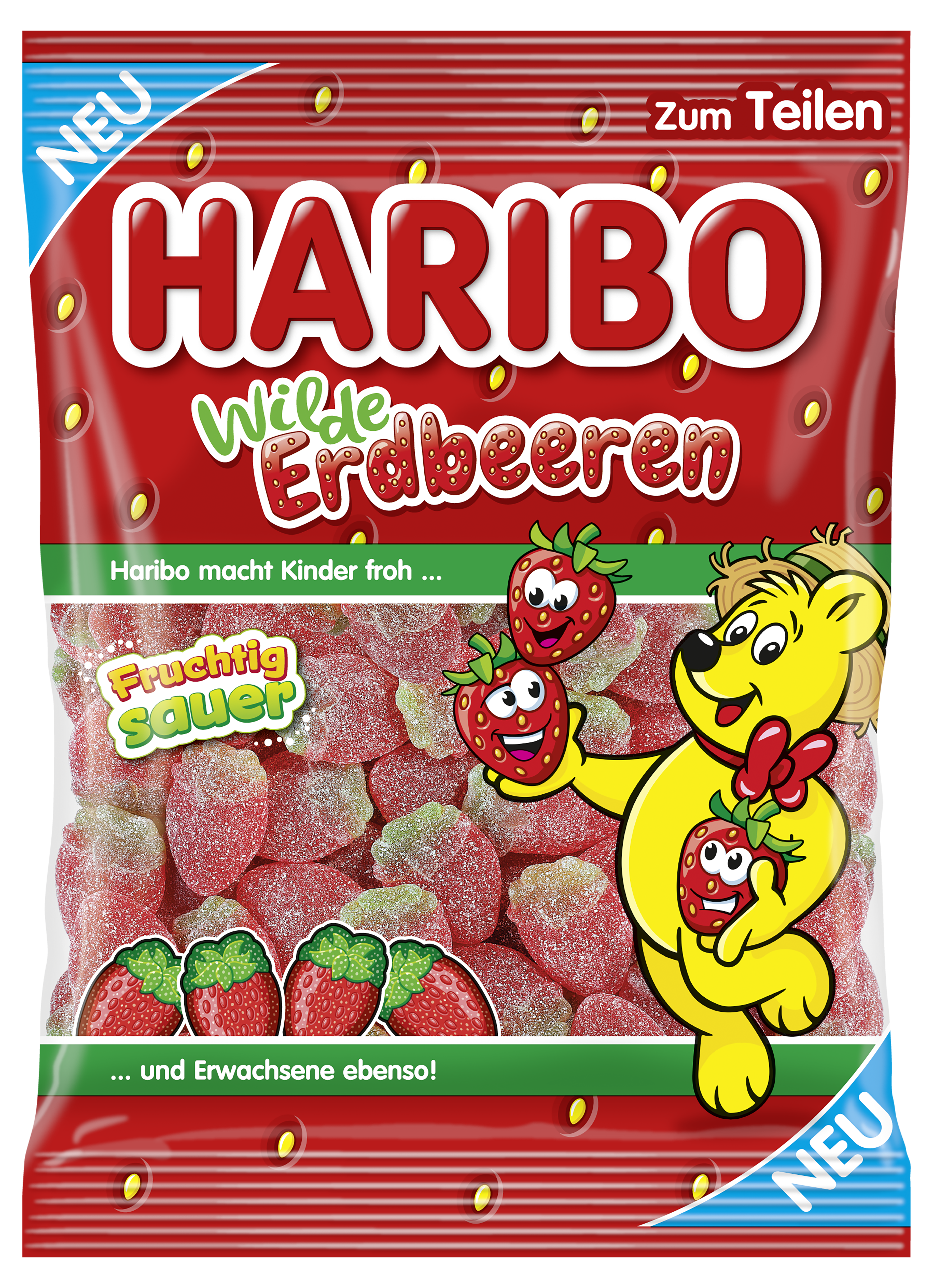Produkt Verpackung HARIBO Wilde Erdbeeren 175g