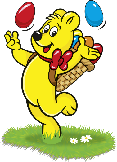 HARIBO zlatý medvídek s barevnými vajíčky