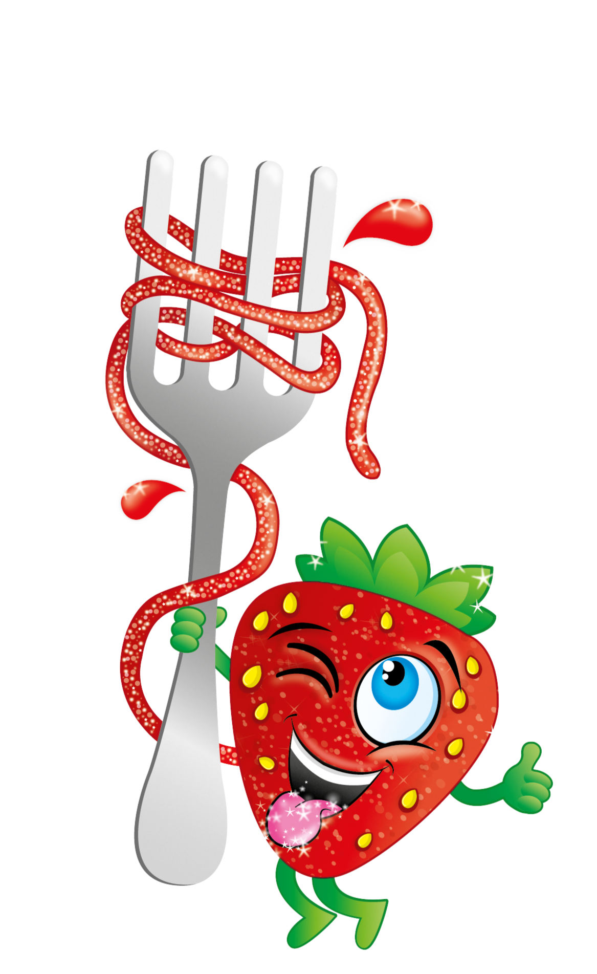 Illu Spaghetti Strawberry