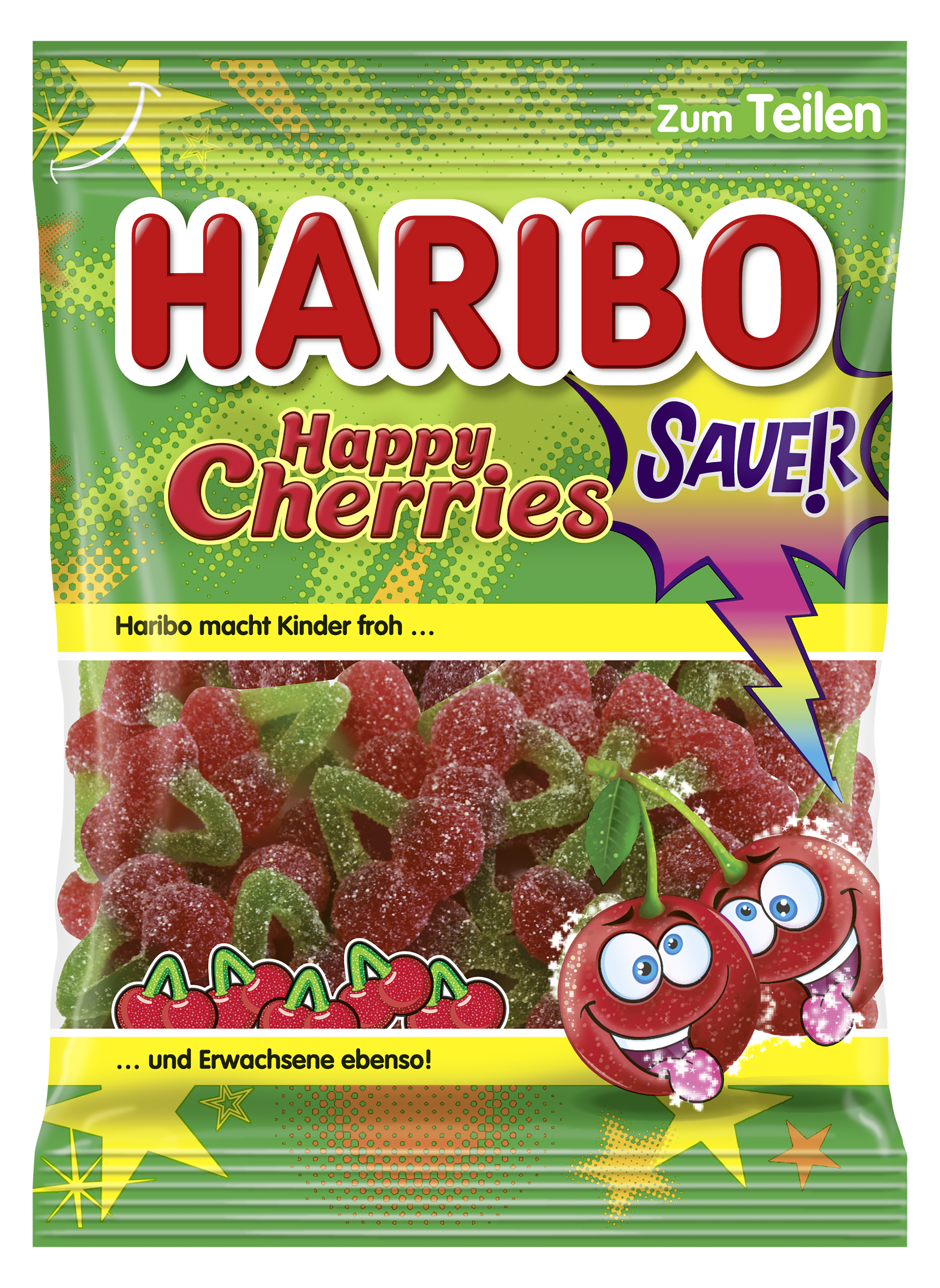 Produkt Verpackung HARIBO Happy Cherries Sauer 175g