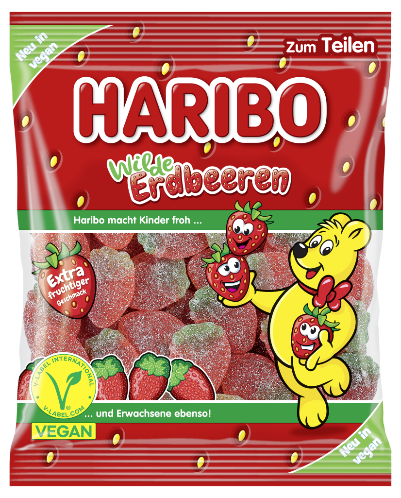 Packshot HARIBO Wilde Erdbeeren 175g