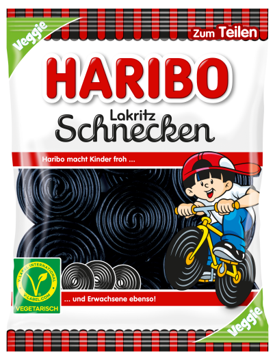 HARIBO Lakritz Schnecken Packshot