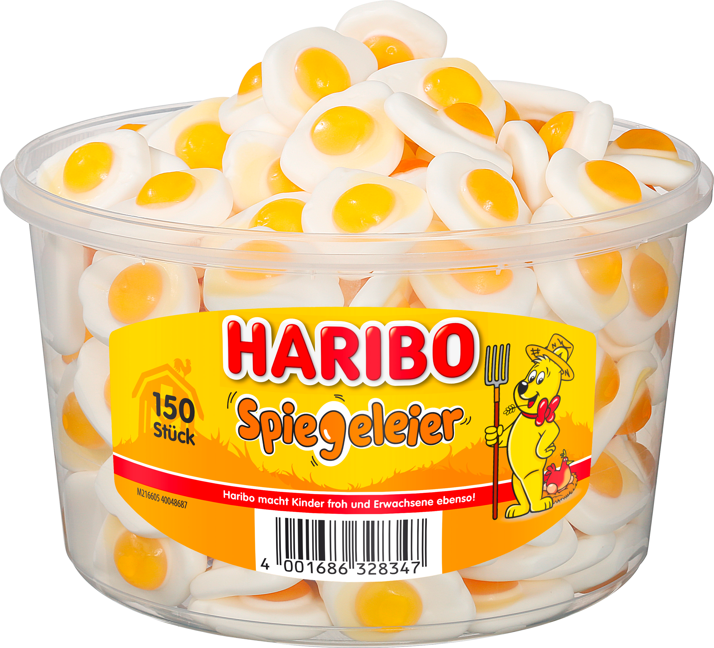Dose mit HARIBO Spiegeleier