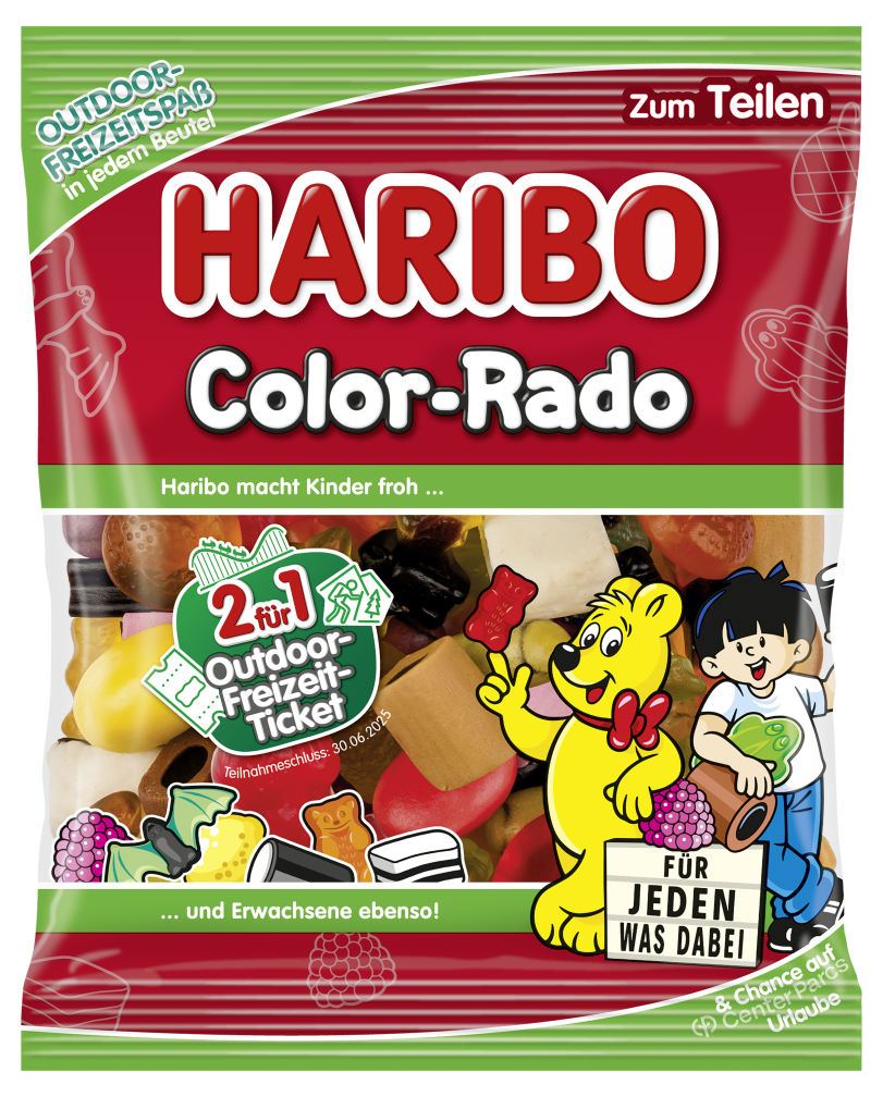 HARIBO Color-Rado Outdoor-Freizeitspaß Promotion Packshot