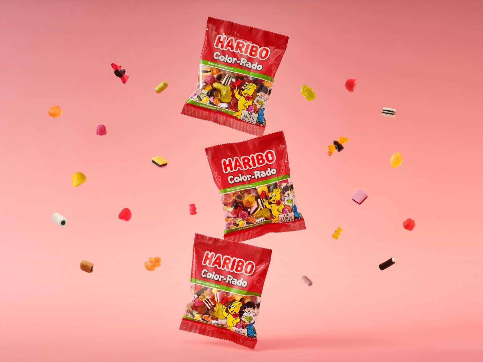 HARIBO Color Rado Fliegende Beutel c HARIBO Gmb H Co KG 4zu3