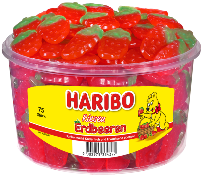 Dose HARIBO Riesen Erdbeeren