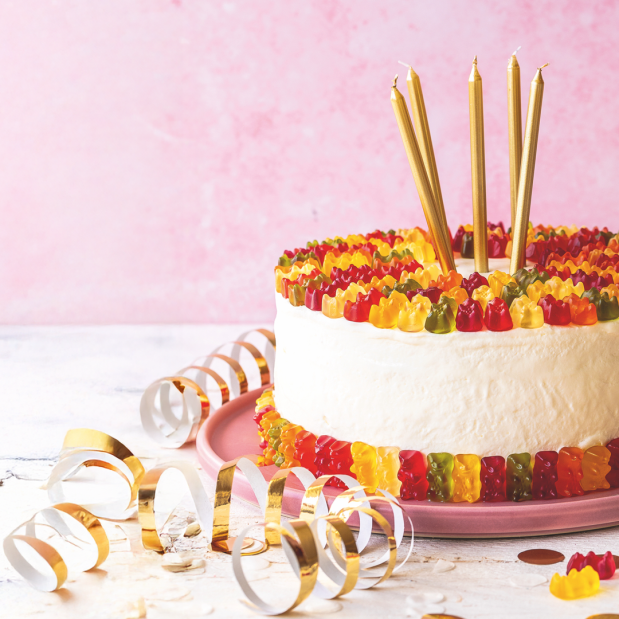 Goldbaeren torte stage