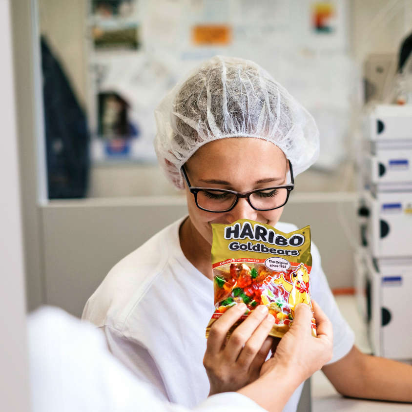 Quality check for the HARIBO Goldbears