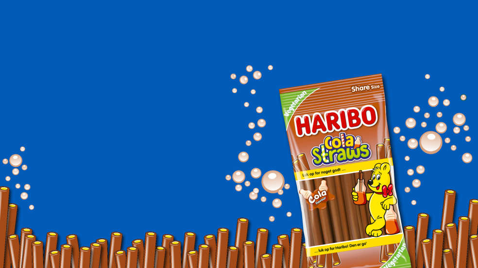 NYHED: HARIBO Cola Straws