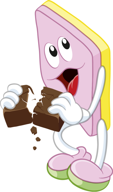 HARIBO Chamallows Soft Kiss Illustration